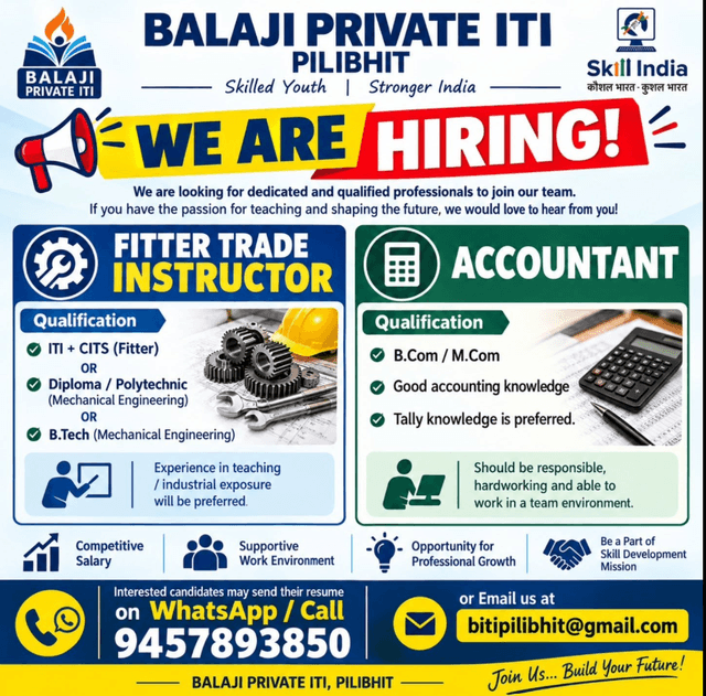 BALAJI PVT ITI PILIBHIT